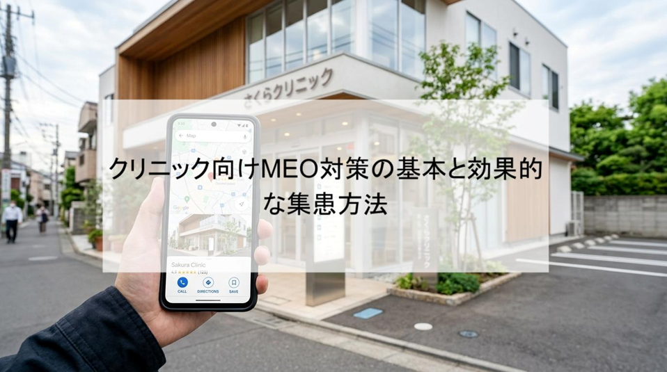 【クリニックのMEO対策とは？】Googleマップで行う集患の重要性と7つの具体施策を解説